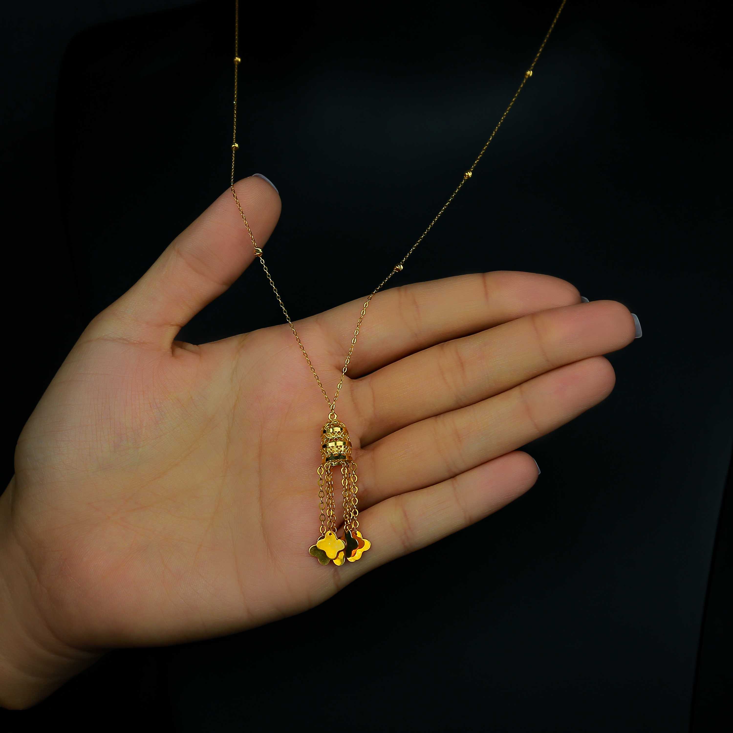 21 karat gold necklace, Turkish made - (H-0547)